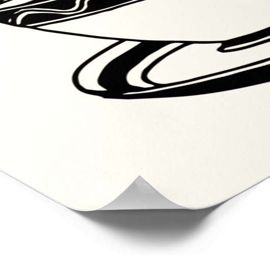 テイクティーズキュートーカップ引用文キッチン ポスター (角)