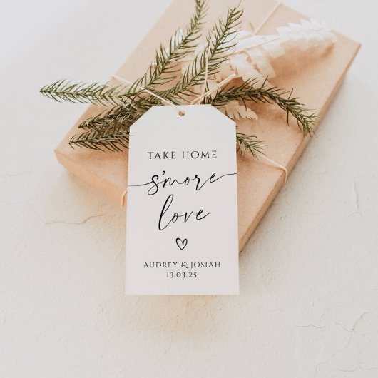 テイクホームの愛のギフト結婚ラベル ギフトタグ