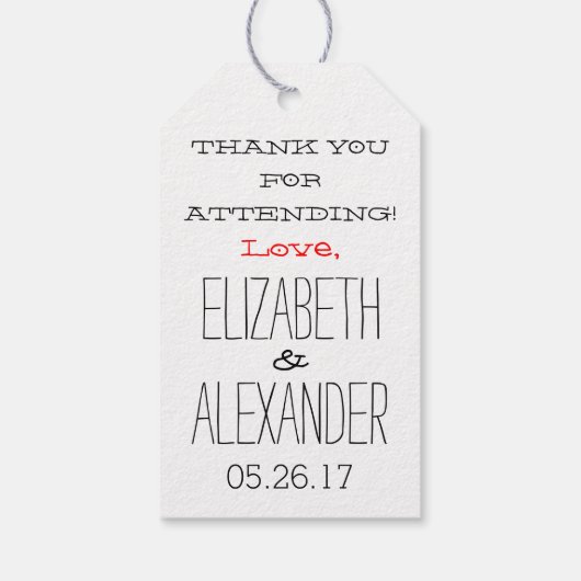 テイクホームズモアラブカントリーモダンゲストのお願い ギフトタグ (裏面)