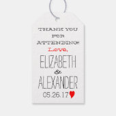 テイクホームズモアラブゲストビーフクラフト紙 ギフトタグ (裏面)