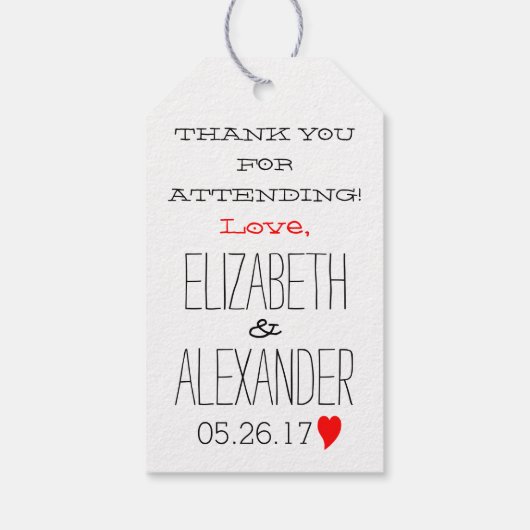 テイクホームズモアラブゲストビーフクラフト紙 ギフトタグ (裏面)