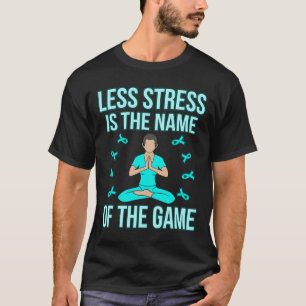 テイクレスストレスPtsd認識度リボンサポートグラ Tシャツ