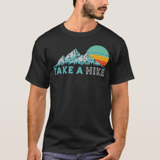 テイク・ア・ハイク - レトロ・バイブ・マウンテンズ 70's tシャツ