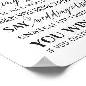 テイク・ア・リング ブライダルシャワー ゲーム サイン (角)