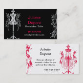 テイスタイリッシュラードレスメーカーブラック 名刺 (正面/裏面)