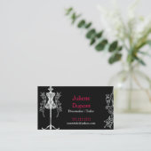 テイスタイリッシュラードレスメーカーブラック 名刺 (スタンド正面)