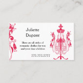 テイスタイリッシュラードレスメーカーブラック 名刺 (裏面)