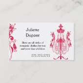 テイスタイリッシュラードレスメーカーブラック 名刺 (裏面)