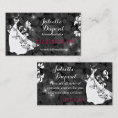 テイスタイリッシュラードレスメーカー仕立てサロンブラック 名刺 (正面/裏面)