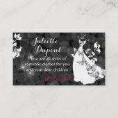 テイスタイリッシュラードレスメーカー仕立てサロンブラック 名刺 (裏面)