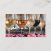 テイスティングのワインの品種 名刺 (正面)