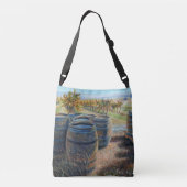 「テイスティングルームの後ろ」トートバッグ クロスボディバッグ (裏面)