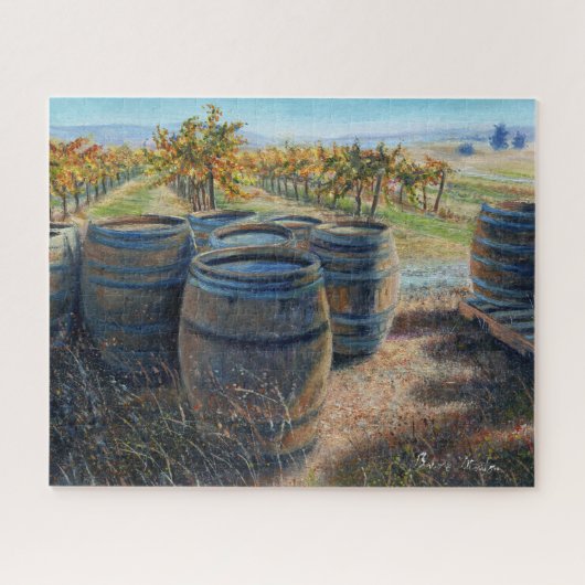 「テイスティングルームの裏側」ジグソーパズル ジグソーパズル (横)