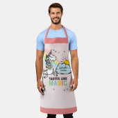 テイズライク魔法ユニコーンキッチン エプロン (着用した状態)