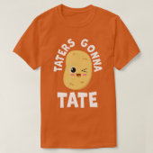 テイターズトゥートポテトタートトグルメ食品Lov Tシャツ (デザイン正面)