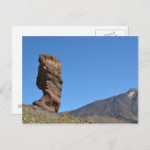 テイデ山の青い空 ポストカード (正面/裏面)