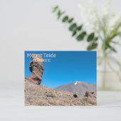 テイデ山 テネリフェ島の風景 ポストカード (スタンド正面)