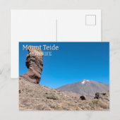テイデ山 テネリフェ島の風景 ポストカード (正面/裏面)