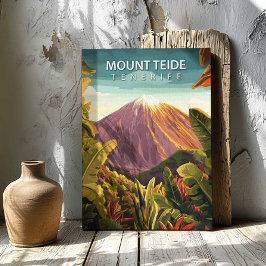 テイデ山 テネリフェ島 キャンバスプリント 旅行ポスター