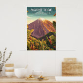 テイデ山 テネリフェ島 火山の峰の旅 ポスター (キッチン)