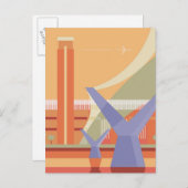 テイトギャラリー&ミレニアムブリッジ ポストカード (正面/裏面)