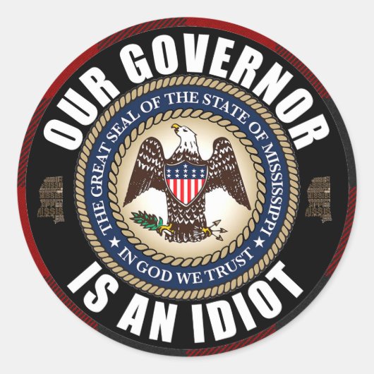 テイト・リーヴスは馬鹿だ ラウンドシール (正面)