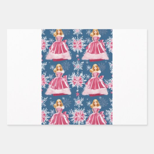 テイラーのシームレスな繰り返しパターン。 ラッピングペーパーシート (正面3)