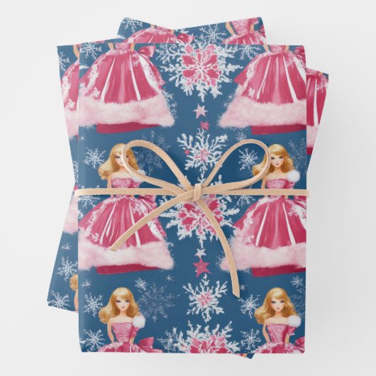 テイラーのシームレスな繰り返しパターン。 ラッピングペーパーシート (インサイチュ)