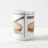 テイラーのハム、卵、及びチーズマグ コーヒーマグカップ (中央)