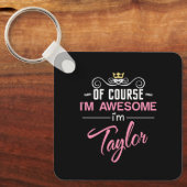 テイラーもちろん私の名素晴らし前 キーホルダー (正面)