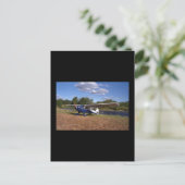 テイラークラフト、BC-12D、1946_Aviationクラシック Aviation ポストカード (スタンド正面)