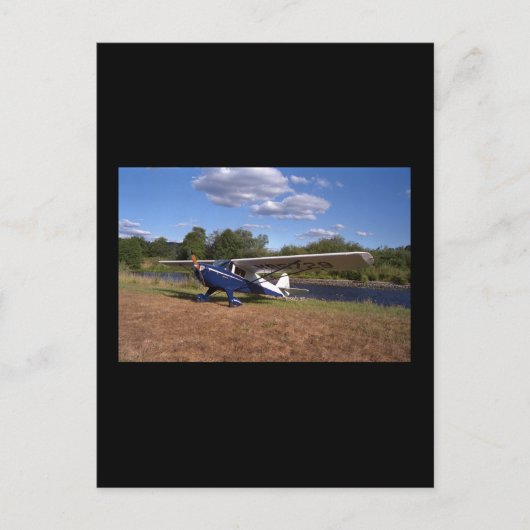 テイラークラフト、BC-12D、1946_Aviationクラシック Aviation ポストカード (正面)