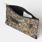 テイラークリークの小石自然写真 アクセサリーポーチ (見開き)