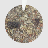 テイラークリークの小石自然写真 オーナメント (正面)
