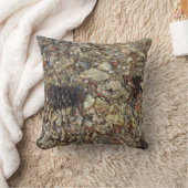 テイラークリークの小石自然写真 クッション (ブランケット)