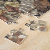 テイラークリークの小石自然写真 ジグソーパズル (側面)