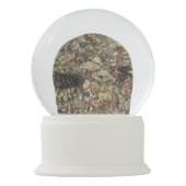 テイラークリークの小石自然写真 スノーグローブ (裏面)