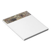 テイラークリークの小石自然写真 ノートパッド (アングル)