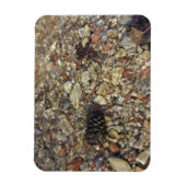 テイラークリークの小石自然写真 マグネット (縦)