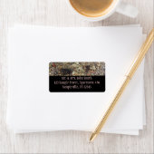 テイラークリークの小石自然写真 ラベル (インサイチュ)