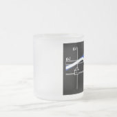 テイラーシリーズ フロストグラスマグカップ (中央)