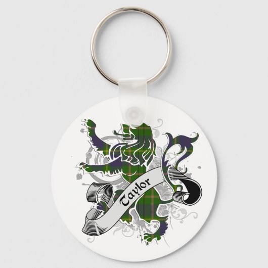 テイラータータンチェックライオン キーホルダー (正面)