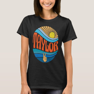 テイラーヴィンテージサンセットテイラーグルーヴィー絞り染め Tシャツ