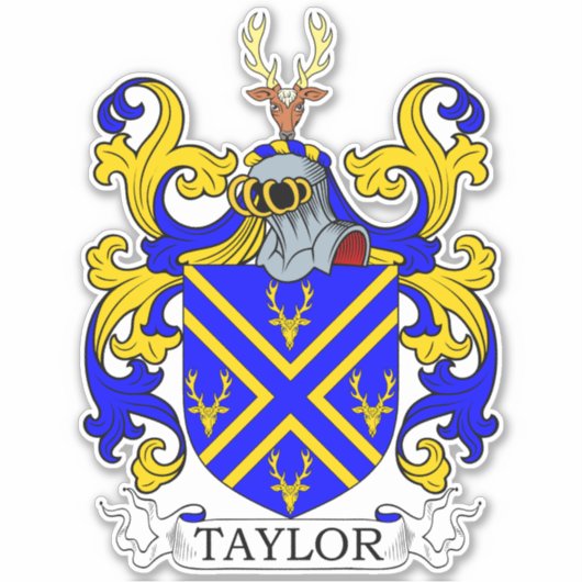 テイラー家紋 シール (正面)