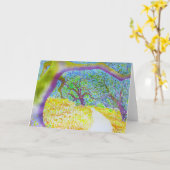 テイラー山地方公園の道 カード (黄色い花)