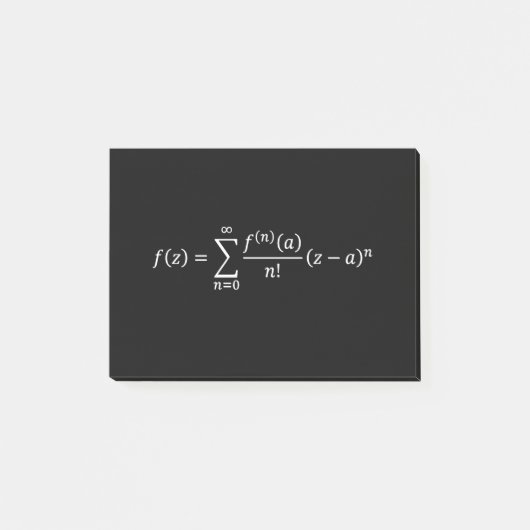 テイラー開発、計算および計算の基礎 ポストイット (正面)