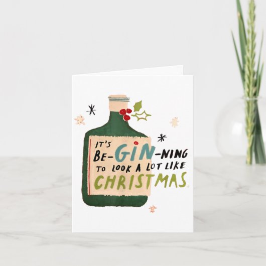 テイルズがクリスマスを迎える準備をしているみたい カード (正面)