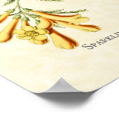 テイルハきらめくミンバードアートプリント ポスター (角)