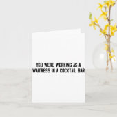 テイルバーのウェイトレスとして働いていた カード (黄色い花)