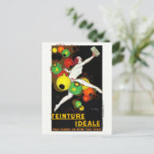 テインチュールアイデアルフランスヴィンテージポスター1928 ポストカード (スタンド正面)